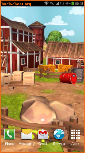 Cartoon Farm 3D Live Wallpaper screenshot