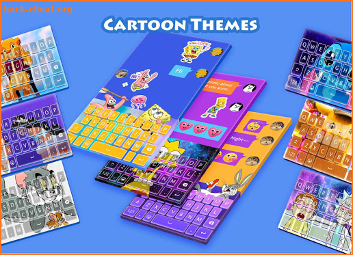 Cartoon Keyboard: Themes, GIFs, Stickers, Kaomoji screenshot