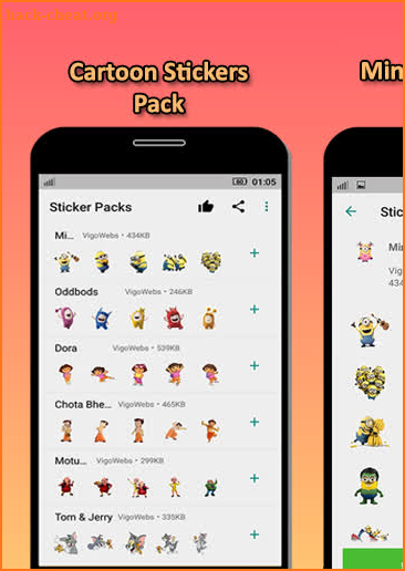 Cartoon Stickers screenshot