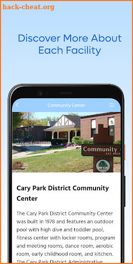 Cary Park District screenshot