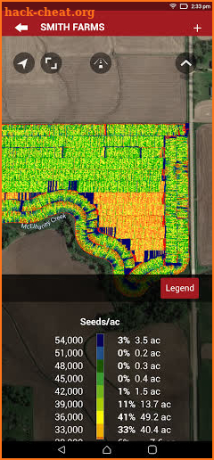 Case IH AFS Connect Farm screenshot