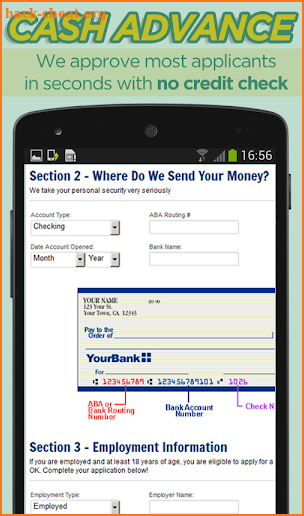 Cash Advance Money Loan App screenshot