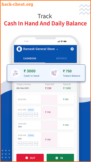 Cash Book: Sales & Expense App screenshot