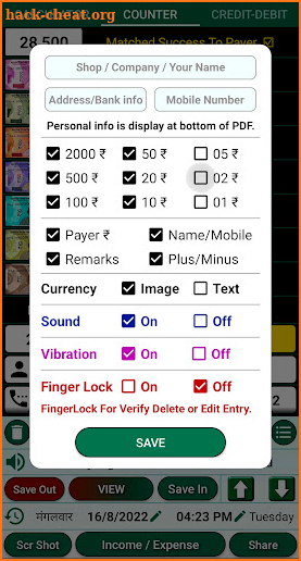 Cash Calculator & Credit Debit screenshot