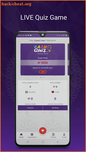 Cash Quiz screenshot