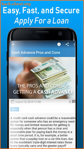 Cashalo Go - Online Payday loans info app screenshot