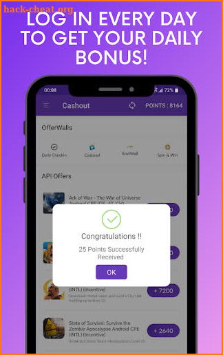 Cashout - Earn Real Money, BTC & Gift Cards screenshot