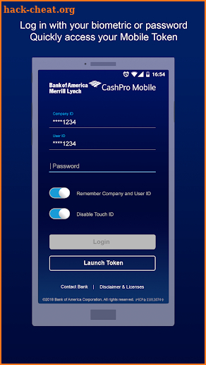 CashPro® + Token screenshot