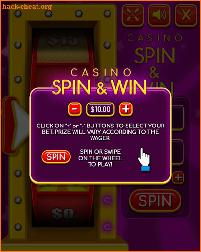 CASINO SPIN AND WIN - 🤑 Gambling money Spinner💰 screenshot