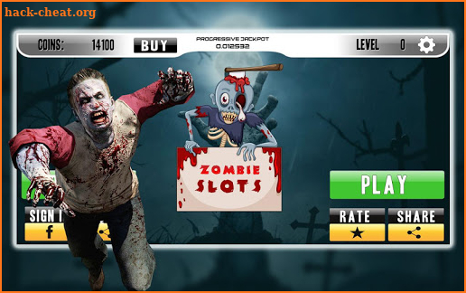 Casino Walking Zombie Slots Machine screenshot