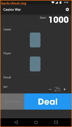 Casino War screenshot