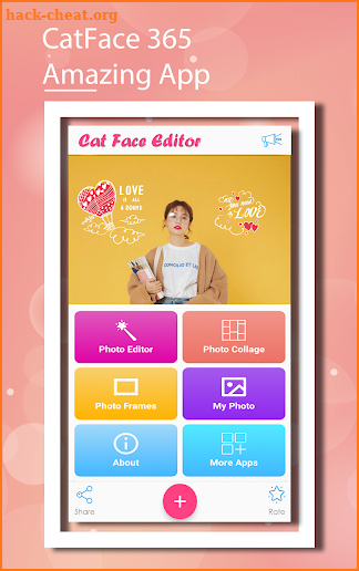 Cat Face Editor 365 screenshot