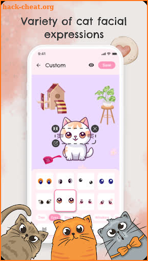 Cat Language: DIY Wallpaper screenshot