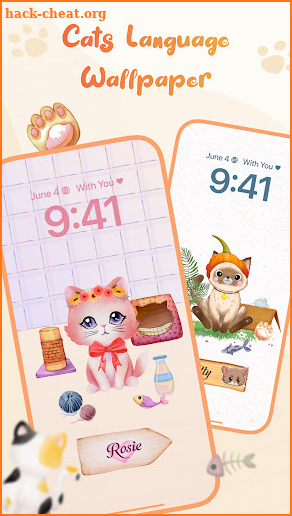 Cat Language Wallpaper screenshot