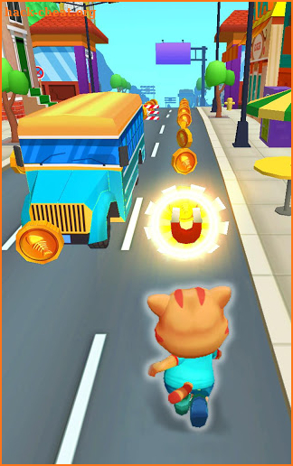 Cat Run New - Endless Running Game 3D screenshot