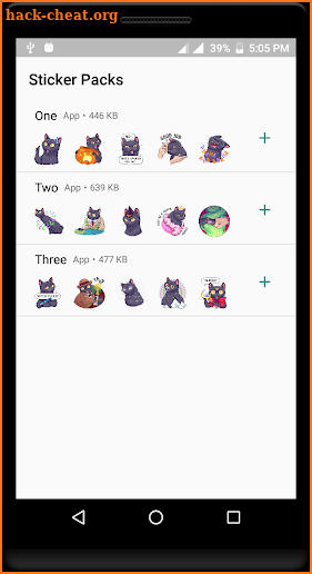 Cat Sticker for Whatsapp - WAStickerApps screenshot