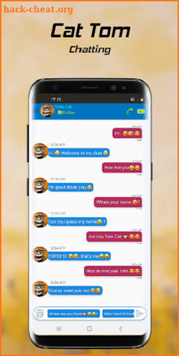 Cat Tom Calling : Fake Video Call screenshot