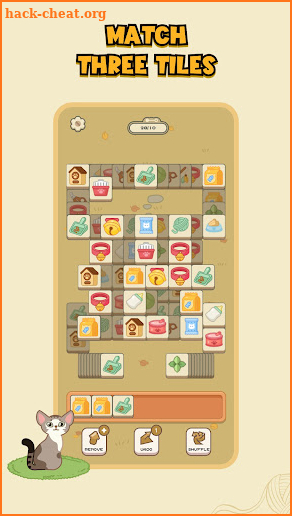 Cat Tower - 3 Tile Match Game screenshot