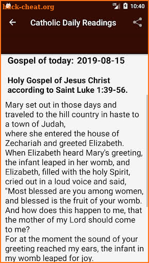 Catholic Daily Readings screenshot