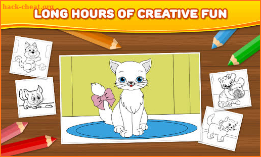 Cats - Children Coloring Book screenshot