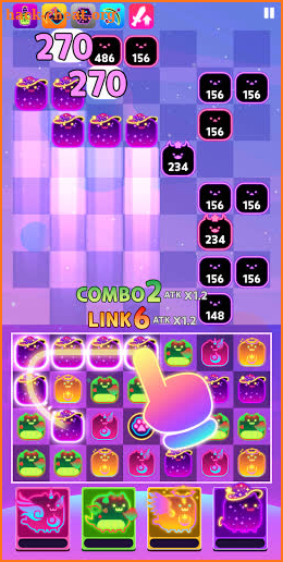 Cats Link - Puzzle Defense screenshot