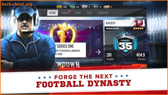 CBS Sports Franchise Football screenshot