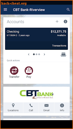 CBT Bank-Riverview screenshot