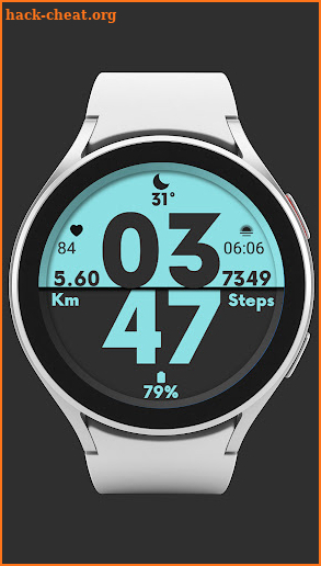 CC Clean 13 Watch Face screenshot