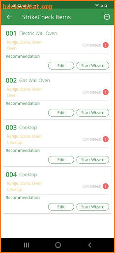 CCG IQ Inspection Wizard screenshot