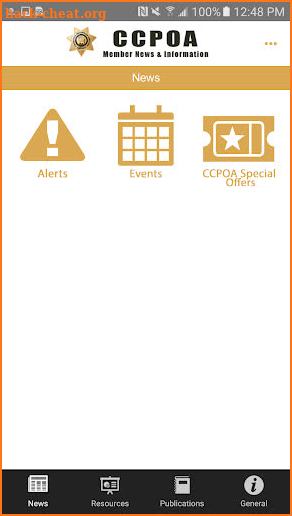 CCPOA Members App screenshot