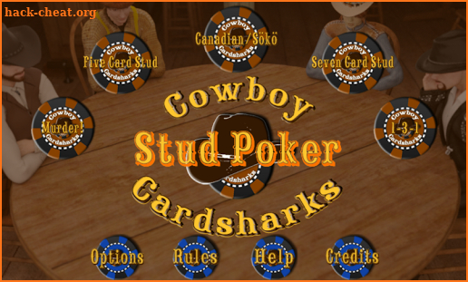 CCStudPoker - Cowboy Cardsharks Stud Poker Games screenshot