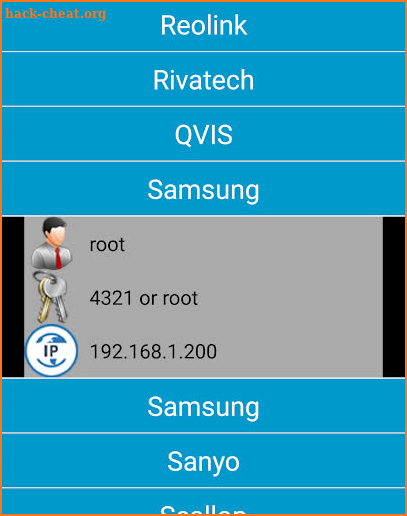 CCTV IP Default Password screenshot