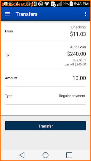 CCU Mobile Banking screenshot