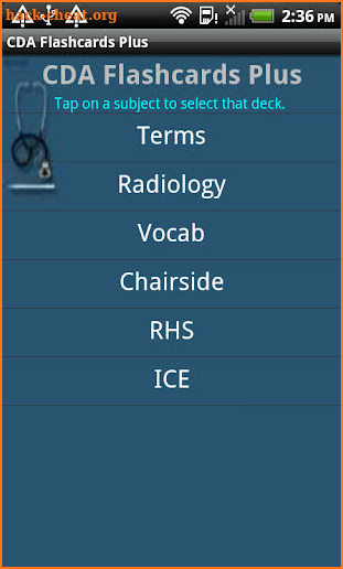 CDA Flashcards Plus screenshot