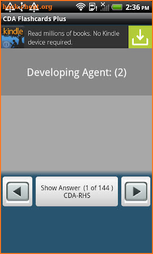CDA Flashcards Plus screenshot