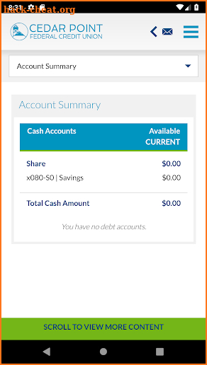 Cedar Point FCU screenshot