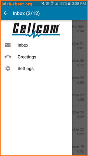 Cellcom Visual Voicemail screenshot