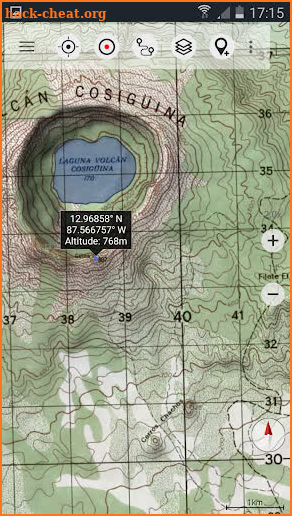 Central America Topo Maps screenshot