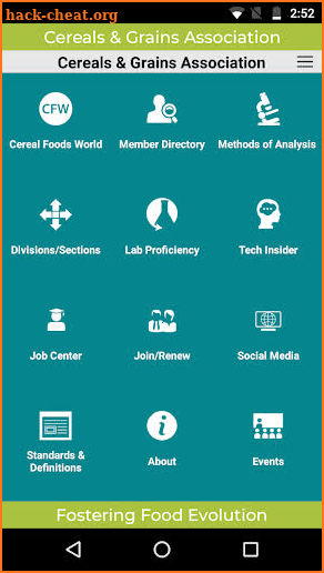 Cereals & Grains Association screenshot