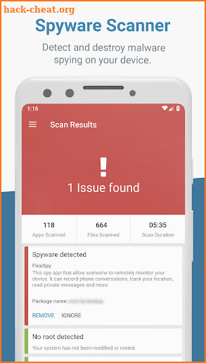 Certo Mobile Security: Anti Spyware & Privacy screenshot