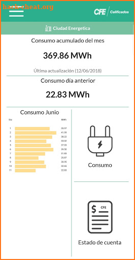 CFE Calificados screenshot