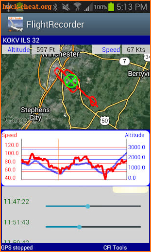 CFI Tools Flight Recorder screenshot