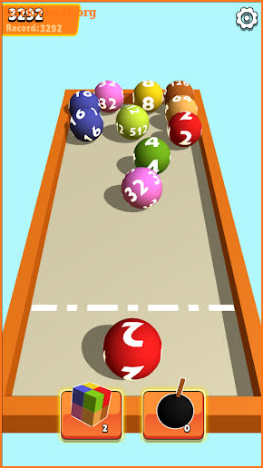 Chain Ball: 2048 3D screenshot