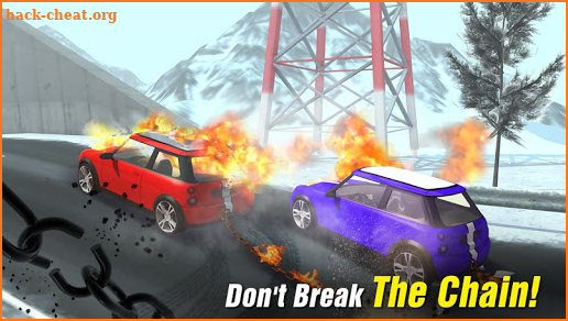 Chained Cars Against Ramp 3D screenshot