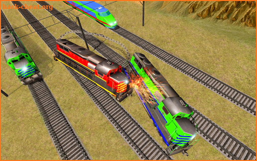 Chained Train Racing screenshot