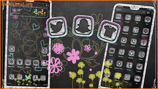 Chalkboard Decoration Theme screenshot