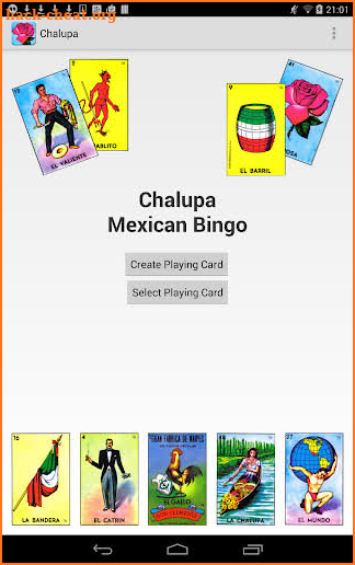 Chalupa Mexican Loteria screenshot