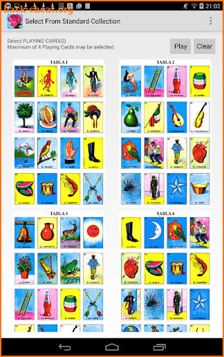 Chalupa Mexican Loteria screenshot