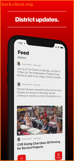 Chamberlain School District screenshot