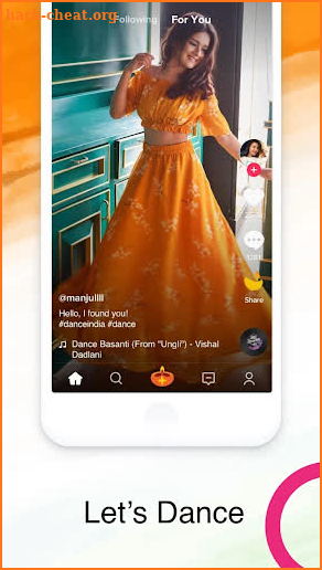 Changa Indian app: Create and share short videos screenshot